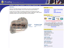 Tablet Screenshot of findlaymunicourt.com
